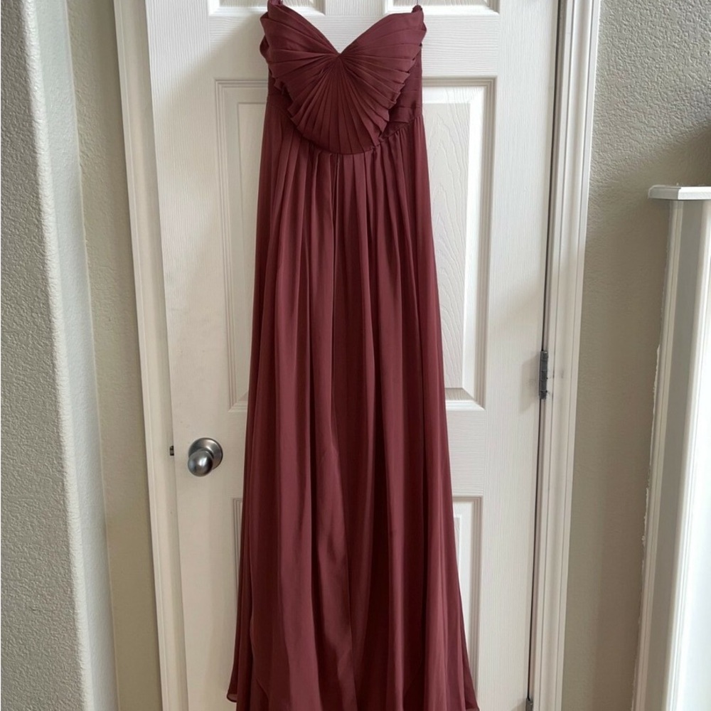 Jenny Yoo strapless sweetheart maxi dress